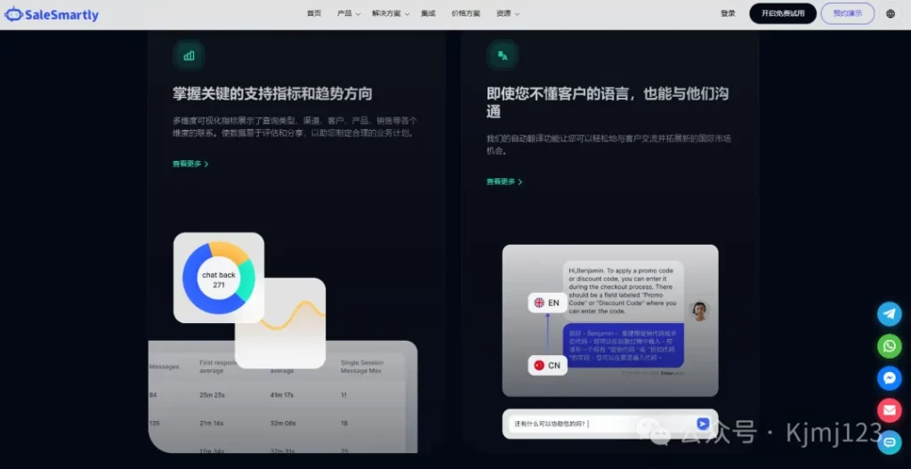 SaleSmartly – 全渠道私域自动化客户服务沟通工具插图3